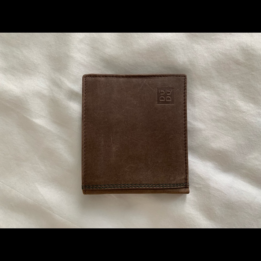 Men’s Italian brown leather wallet